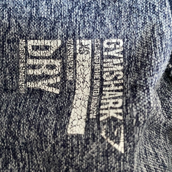 GYMSHARK Vital Leggings- Grey/Navy - Picture 4 of 5